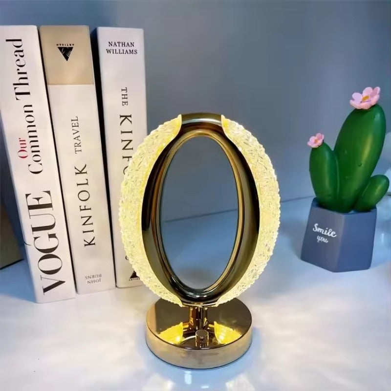 Touch Crystal Rechargeable LED Table Lamp
