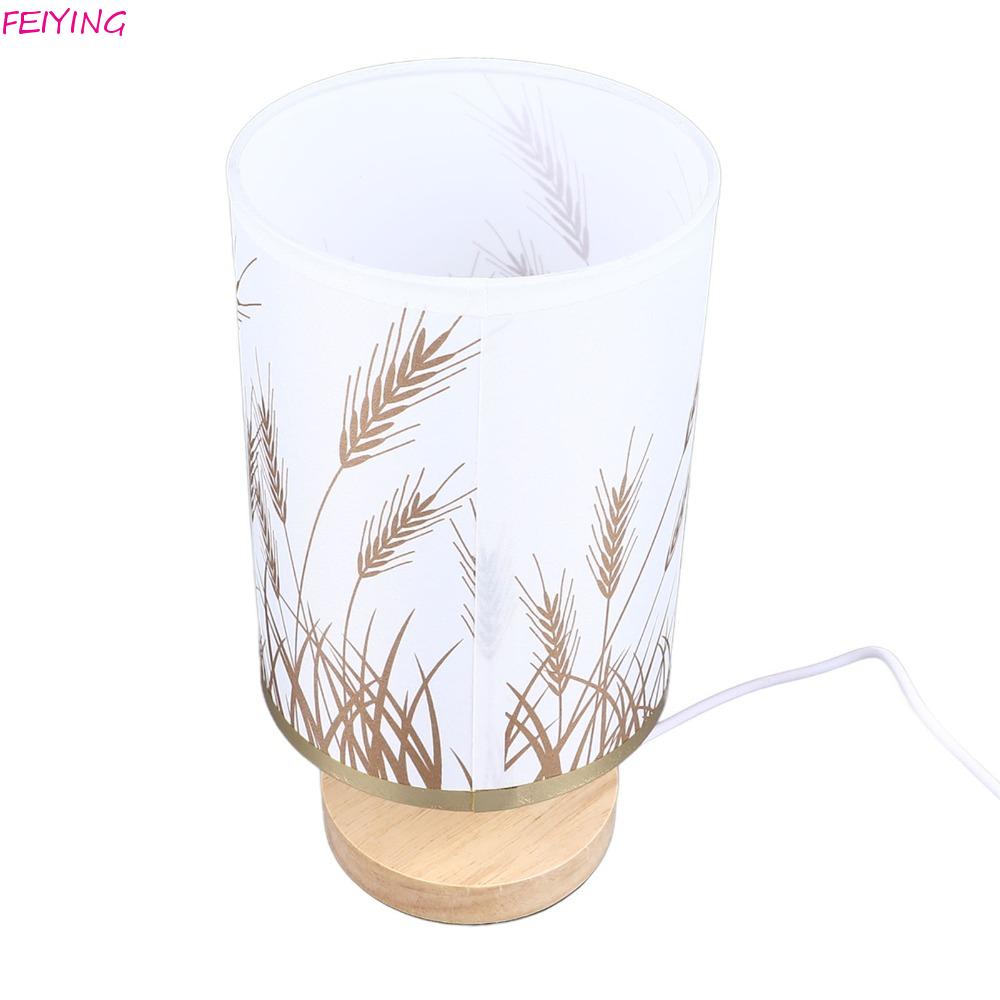 Dimmable Wood Base USB LED Table Lamp