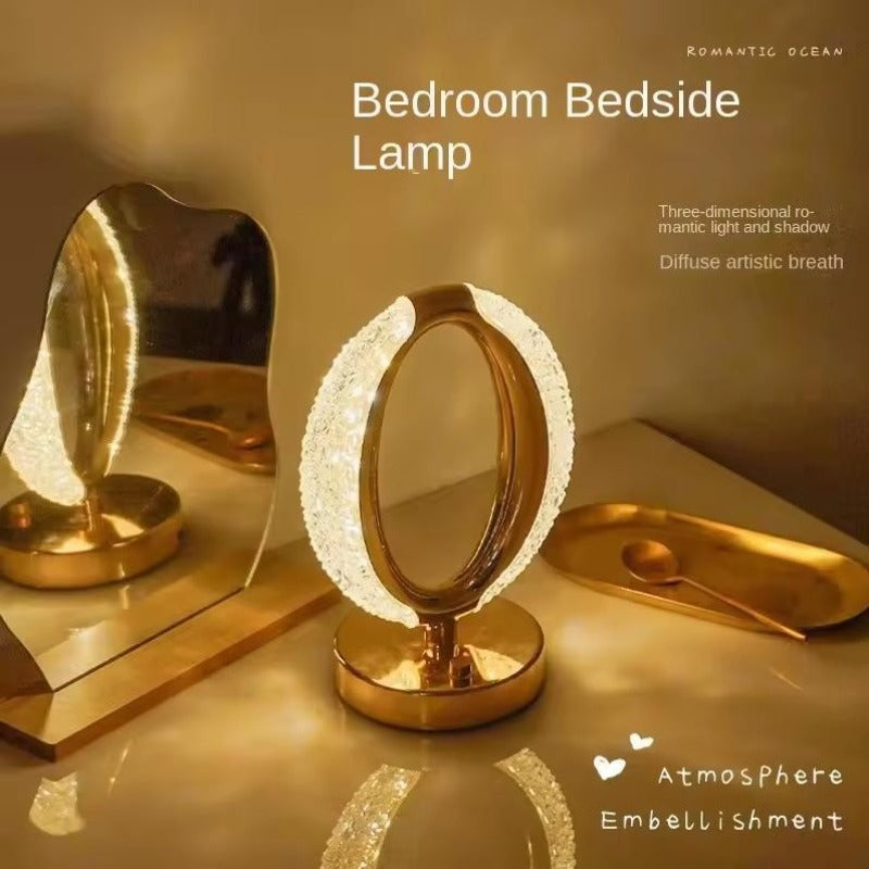 Touch Crystal Rechargeable LED Table Lamp