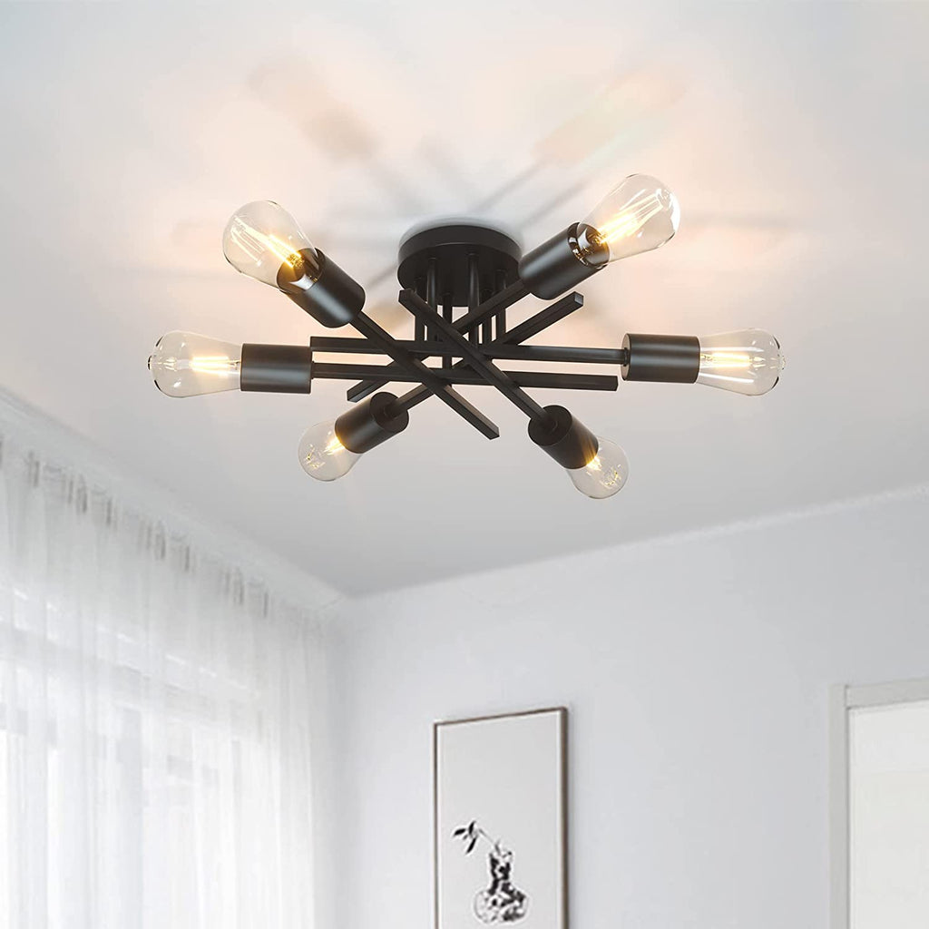 Mid Century Sputnik Ceiling Light