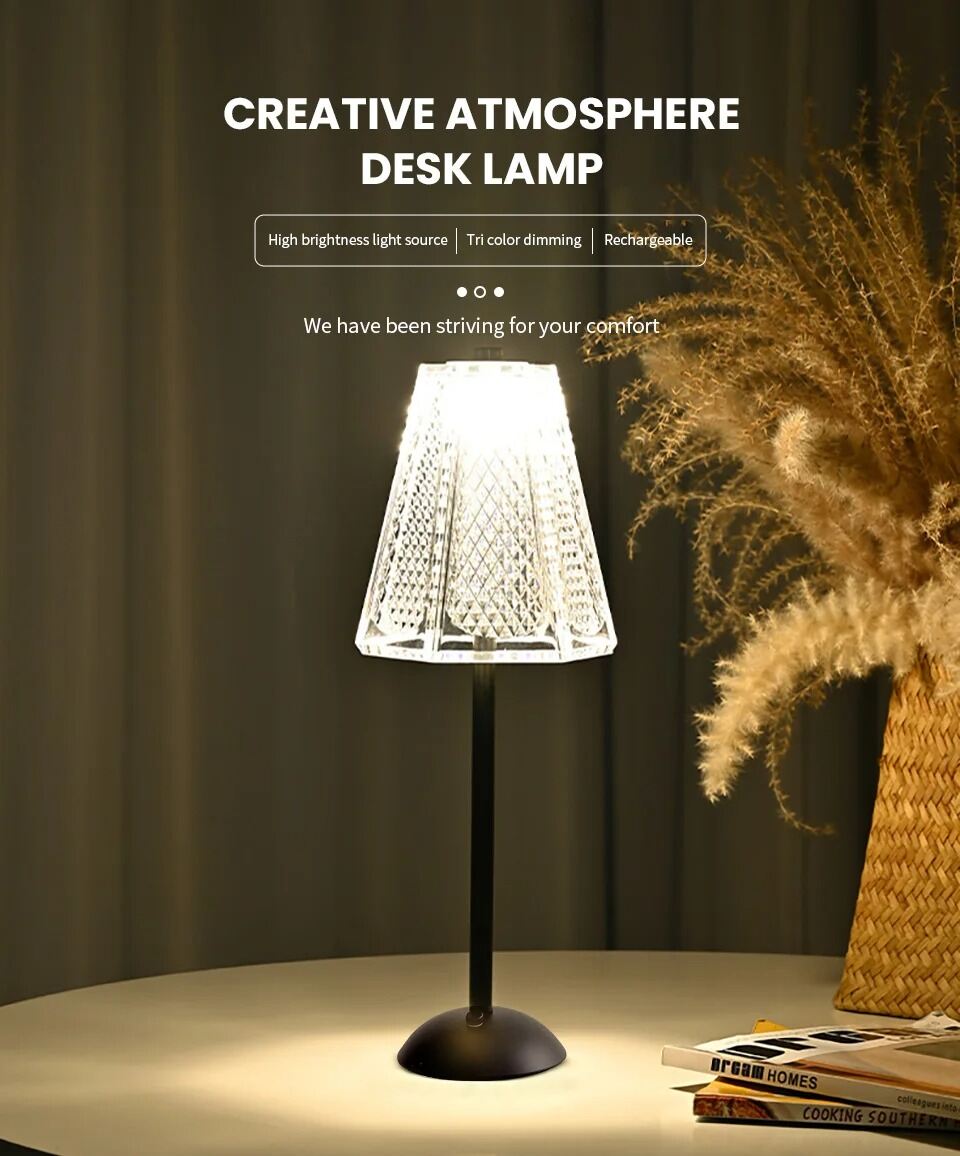 Touch USB Rechargeable LED Table Lamp
