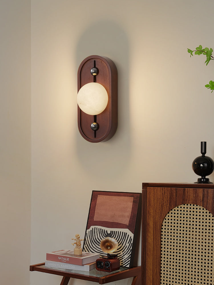 Retro Marble Decor Wall Sconce