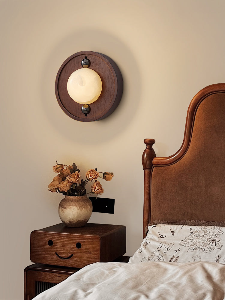 Retro Marble Decor Wall Sconce