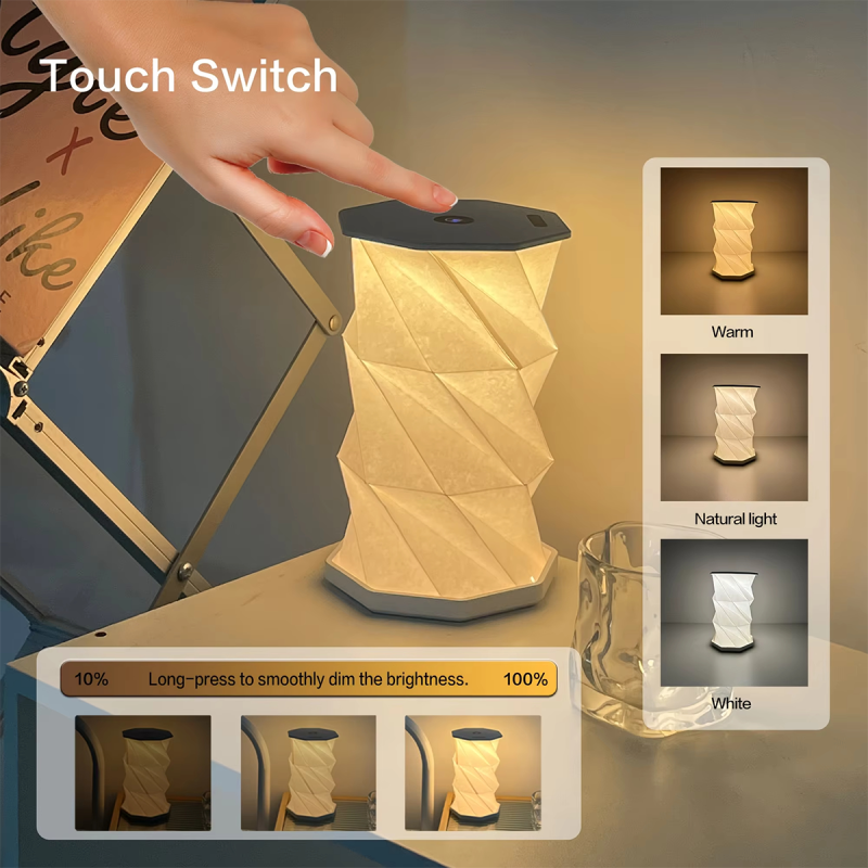 Touch Dimmable Foldable LED Table Lamp