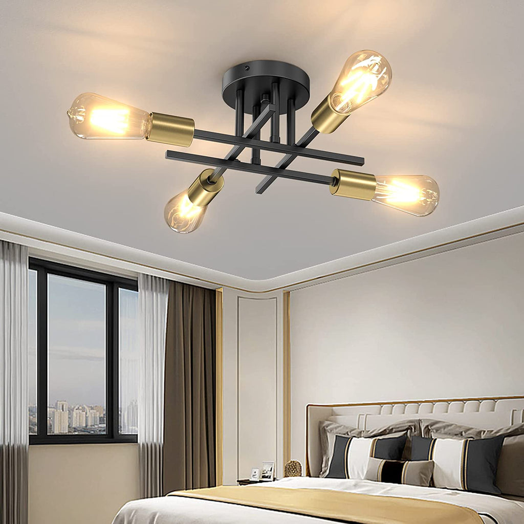 Mid Century Sputnik Ceiling Light