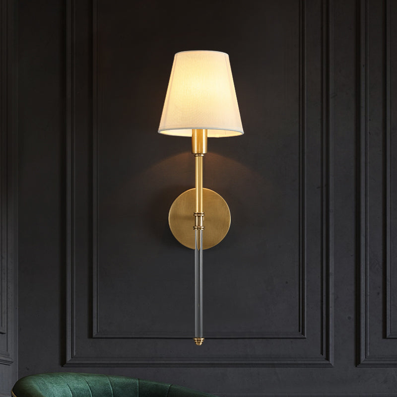 All Copper Bedroom Wall Sconce