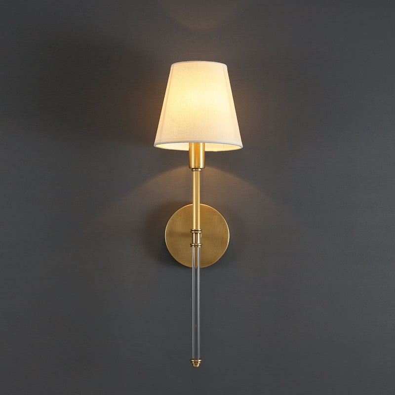All Copper Bedroom Wall Sconce