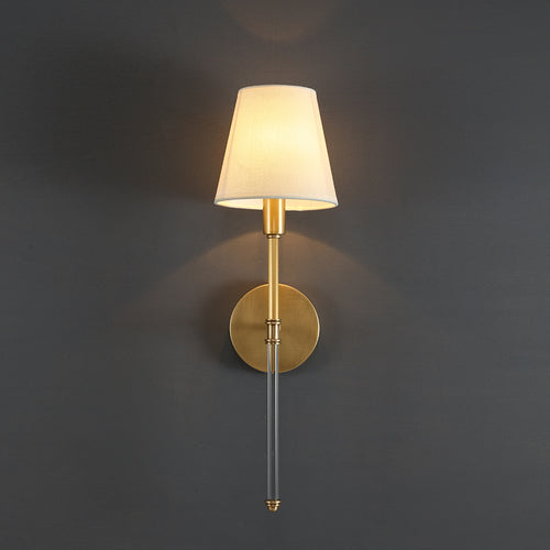 All Copper Bedroom Wall Sconce