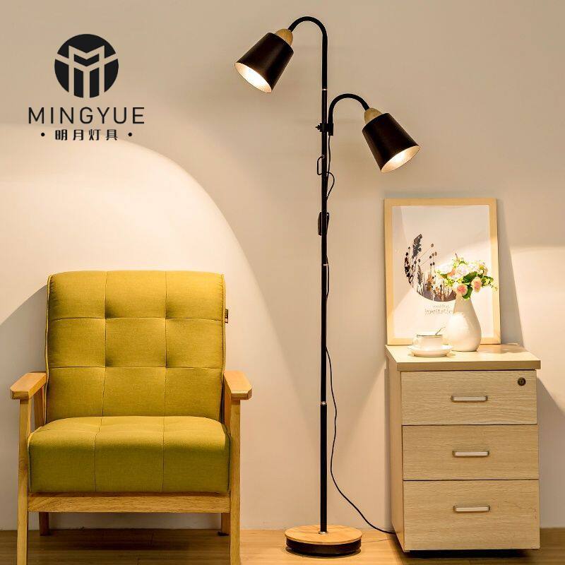 Double Head LED Reading Floor Lamp