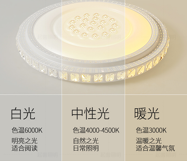 Round & Rectangle Modern LED Ceiling Light