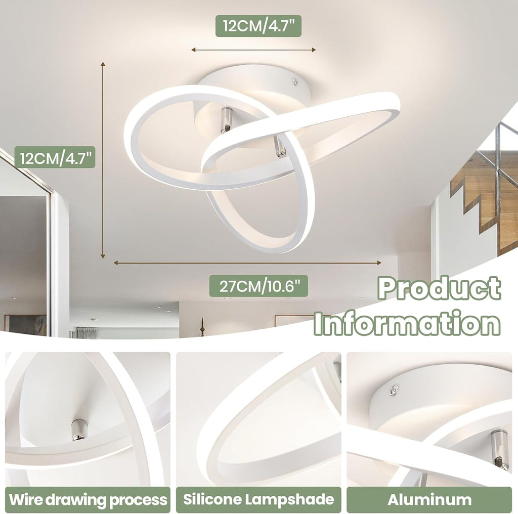 Curved Modern LED Ceiling Light